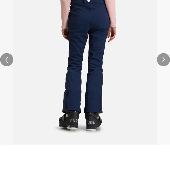 Rossignol soft shell flat ski pants-navy - Picture 5 of 7